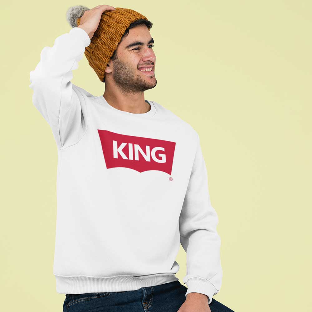 Felpa uomo king